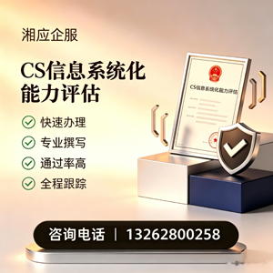 贵州CS信息系统化能力评估申报服务